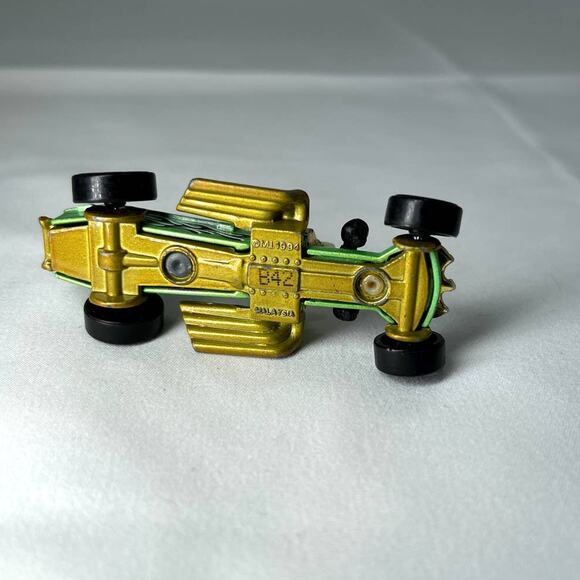 Hot Wheels Rigor Motor Mystery Dragster 1994 Green Vintage Race Car 1:64 Used - Picture 7 of 7